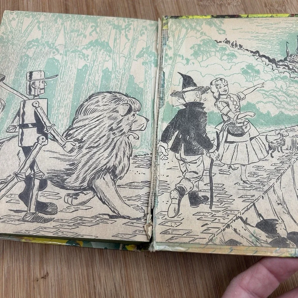 The‎ Wonderful WIZARD OF OZ Vintage 1957 Whitman Hardcover HC book L. Frank Baum